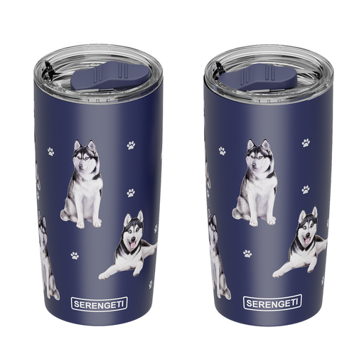 3D Printed - Siberian Husky Tumbler - Leak-Proof, Durable
