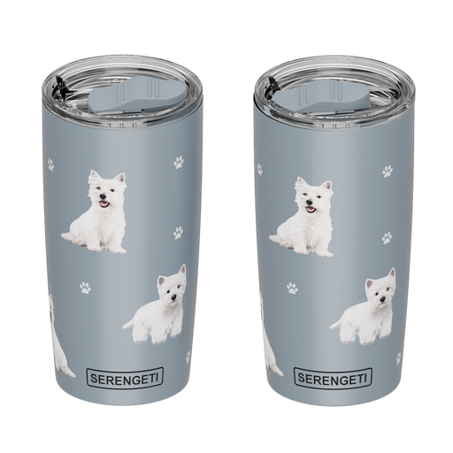 3D Printed - Westie Tumbler - Leak-Proof, Durable