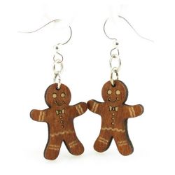 Gingerbread Man Earrings