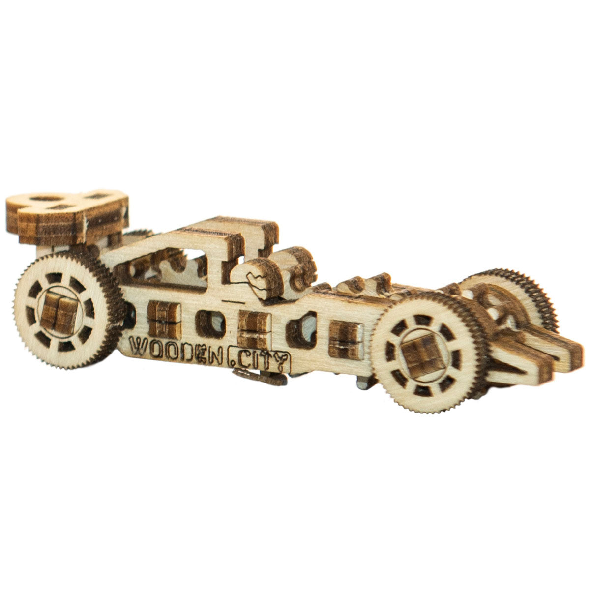 3D Wooden Puzzle - Widgets Race Cars