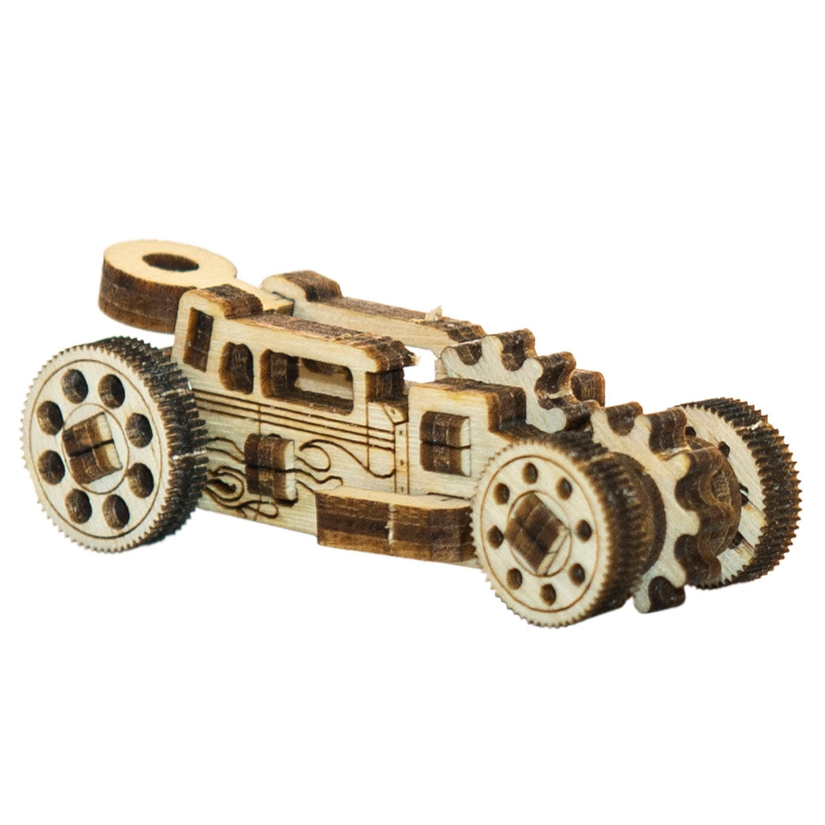 3D Wooden Puzzle - Widgets Race Cars