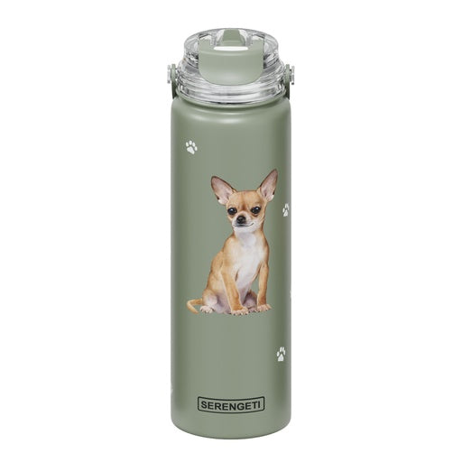 3D Printed - Chihuahua (tan) Water Bottle