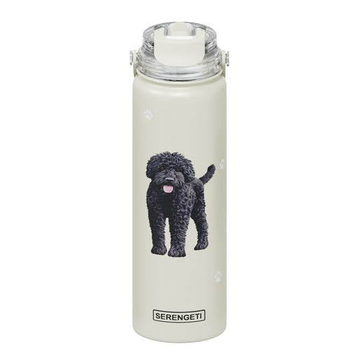 3D Printed - Labradoodle (black) Water Bottle
