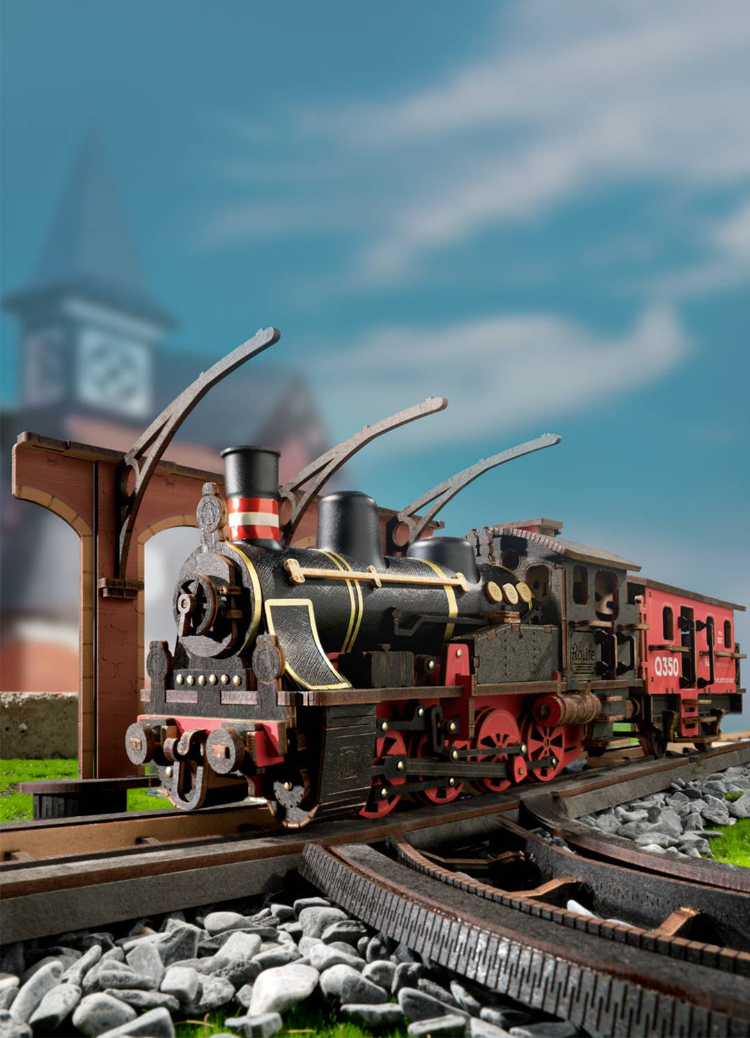 DIY Wooden Puzzle: Steam Journey