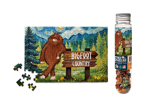 Bigfoot Country - Sasquatch Yeti Camping Wilderness Puzzle