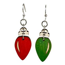 Christmas Light Bulb Earrings