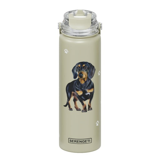 3D Printed - Dachshund (black) Water Bottle