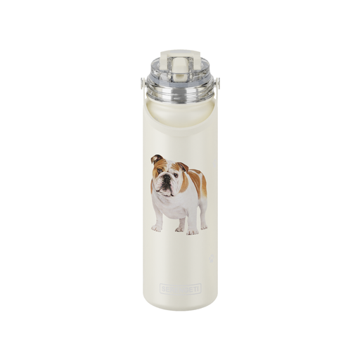3D Printed.- Bulldog Water Bottle