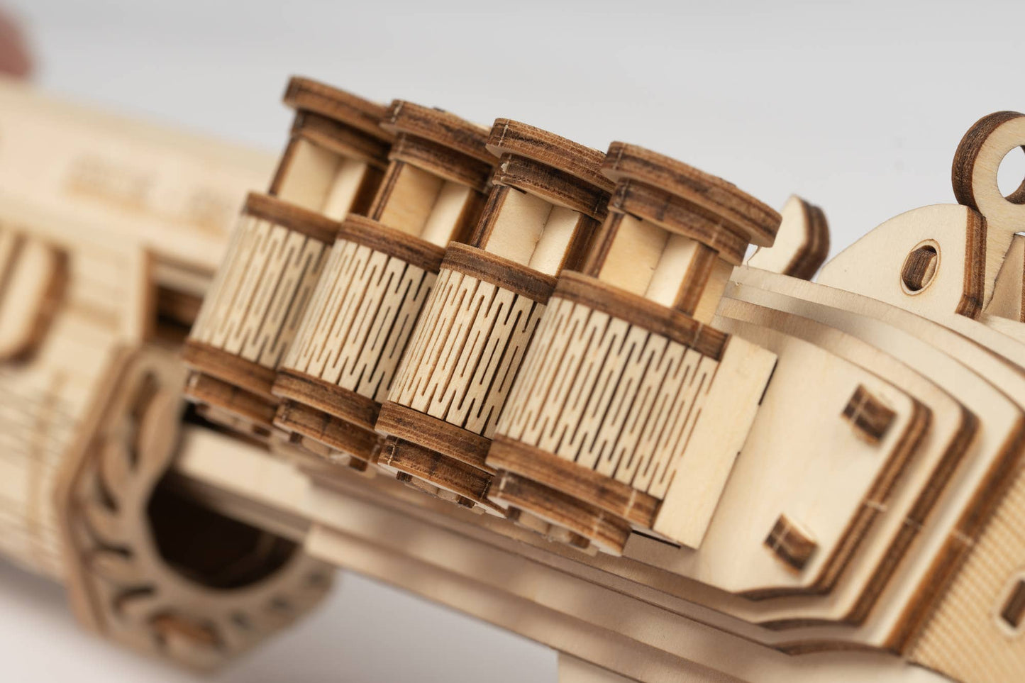 DIY 3D Puzzle Terminator M870 Rubber Band Gun