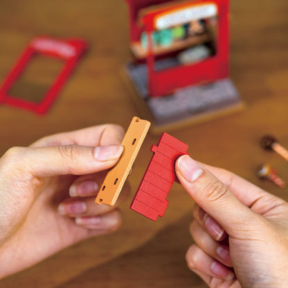 DIY Miniature House Kit: Cocoa Shop