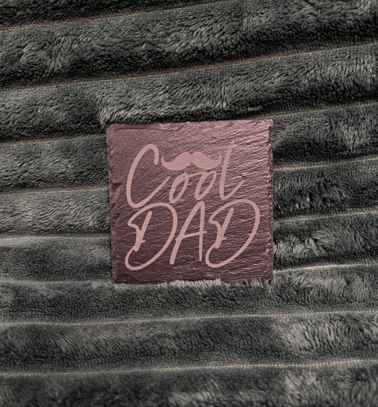 Slate Coaster - Cool Dad