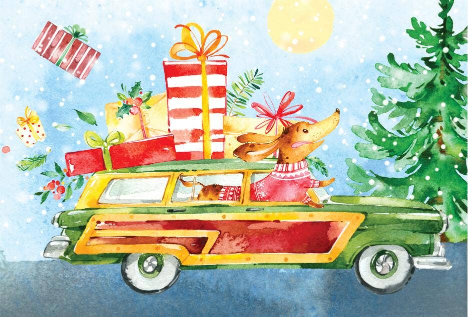 Holidays - Station Waggin Christmas Dog Jigsaw Puzzle Gifts