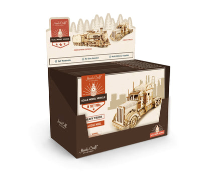 3D Laser Cut Wooden Puzzle: Truck